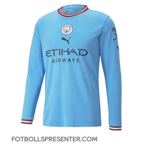 Manchester City Ilkay Gundogan #8 Hemma Matchtröja 2022-23 Långärmad Manchester City Ilkay Gundogan #8 Hemma Matchtröja 2022-23 Långärmad